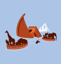 Biblical Disaster t-shirt design