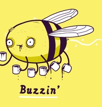 Buzzin t-shirt design