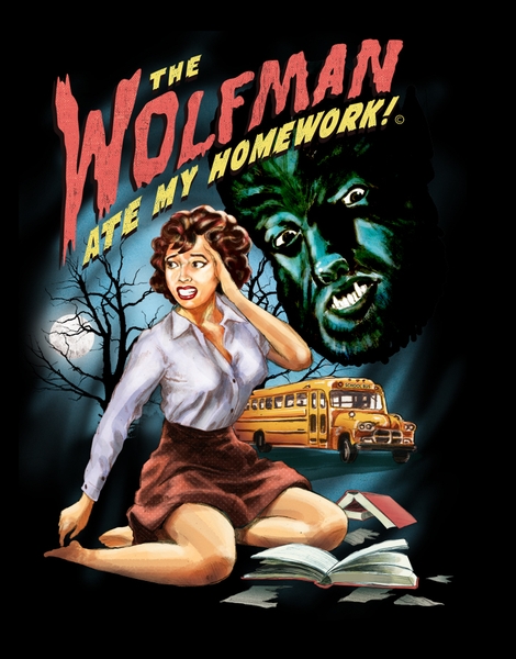 The Wolfman Ate My Homework! Hero Shot