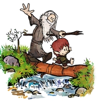 Halfling and Wizard t-shirt design