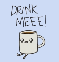 Drink Me Coffee t-shirt design