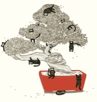 Bonsai Cats t-shirt design