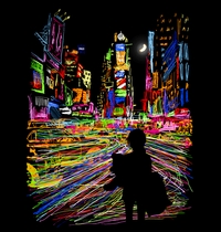 The City That Never Sleeps t-shirt design