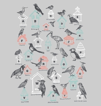 Birdphabet t-shirt design