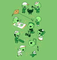 Lawn of the Dead t-shirt design