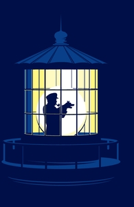 Lonely Lighthouse Keeper, Glenn's Designs + Threadless Collection
