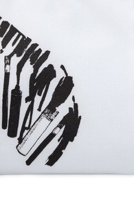 Brushes and Zebra: Small Zip Pouch, Zip Pouches + Threadless Collection