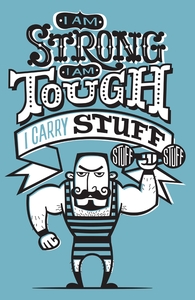Strongman: Threadless Nylon Tote, Totes on Sale! + Threadless Collection