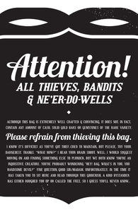 The Money Bag: Threadless Nylon Tote