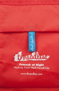  Peacock at Night: Threadless Nylon Tote, Best Selling Totes + Threadless Collection