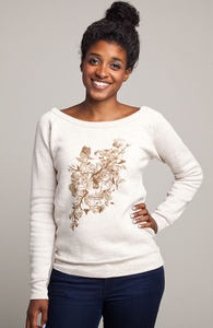 La Dolce Vita: Girly Tri-Blend Pullover, Girly Select + Threadless Collection