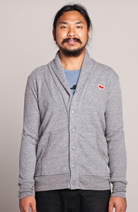 A Fox with Socks: Threadless Guys French Terry Shawl Cardigan, Guys Select + Threadless Collection