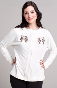 The Queen: Threadless Tri-Blend Dolman Cardigan, Girly Select + Threadless Collection