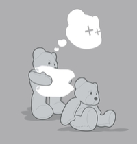 Bad Teddy t-shirt design