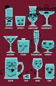 Know Your Drinkware, Justin's Designs + Threadless Collection