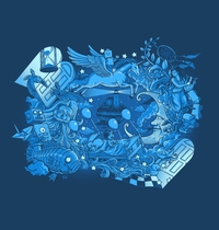 Fantasy Space t-shirt design