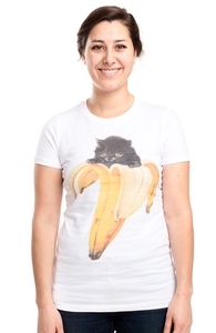 Banana Kitty, New and Top Selling Cat T-Shirts + Threadless Collection