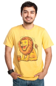 The Lion That Loves Scotch, Animal Tees + Threadless Collection