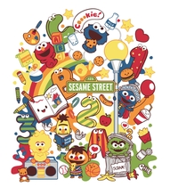 Growing Up with Colors at Sesame Street t-shirt design