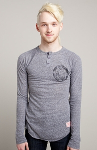 Enjoy The Wild: Threadless Guys Long Sleeve Henley, Guys Select - 40% Off Winter Collection + Threadless Collection