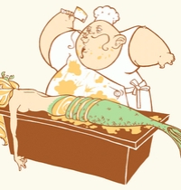 Mermaid, It's What's for Dinner t-shirt design