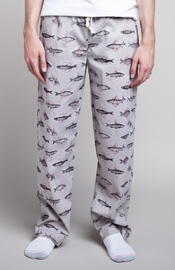 Fishes In Geometrics: Threadless Loungey Pant, Loungey Pants + Threadless Collection