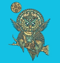 God Owl of Dreams t-shirt design