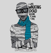 Hipster Mummy t-shirt design