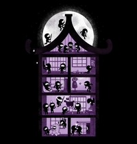 A House Full of Ninjas t-shirt design