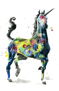 Unicorn - Lora Zombie, Lora's Tee Designs + Threadless Collection