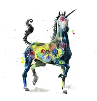 Unicorn Lora Zombie t-shirt design