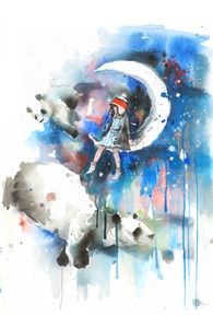 Panda Dream, Lora's iPhone Designs + Threadless Collection