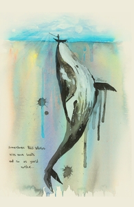 Whale Kiss, Lora's iPhone Designs + Threadless Collection
