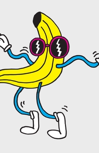Banana Wobbler, Will's Designs + Threadless Collection