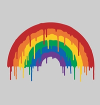 Rainbow Worrier t-shirt design