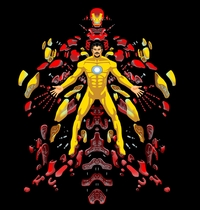 The Iron and the Man t-shirt design