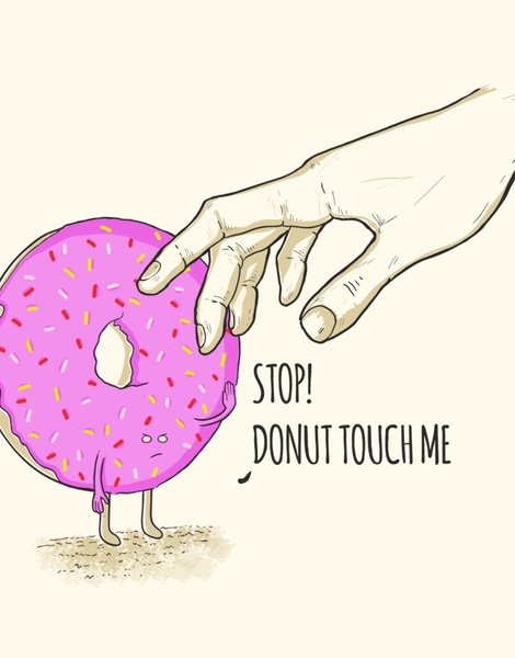 Donut Touch Me Hero Shot