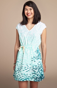 Sea Salt: Girly Poplin Dress, Select Girly + Threadless Collection