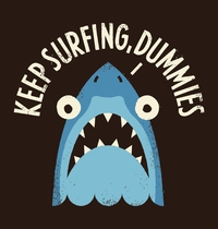 Great White Snark Guys Summer Polo t-shirt design