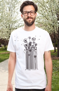Blow Away Barcode, New Tees + Threadless Collection