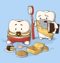 My Sweet Tooth Never Listens to My Wisdom Tooth t-shirt design