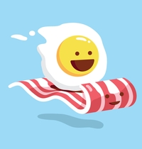 Magic Bacon Ride t-shirt design