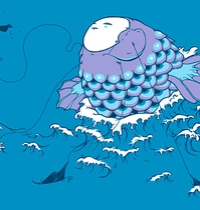 Kabuki Fish t-shirt design