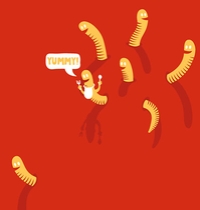 You're Wormfood t-shirt design
