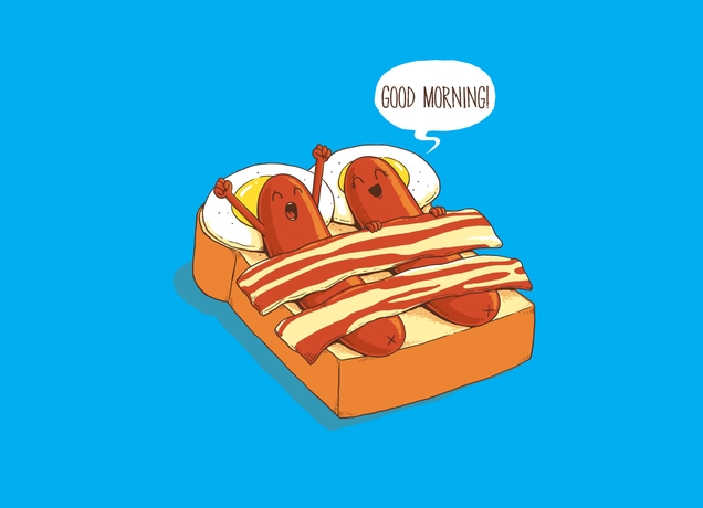 Showing Breakfast In Bed Cartoon Images | imagebasket.net
