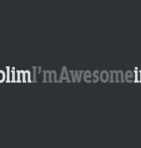 SublimI'mAwesomeinal t-shirt design