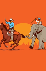 Cowboys and Indians, Glenn's Designs + Threadless Collection