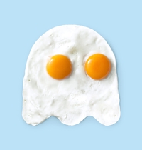 Spooky Side Up t-shirt design