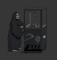 Death is Random t-shirt design