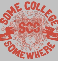 Some College Somewhere t-shirt design
